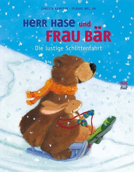 Foto: Buchcover "Herr Hase und Frau Bär – Eine lustige Schlittenfahrt"