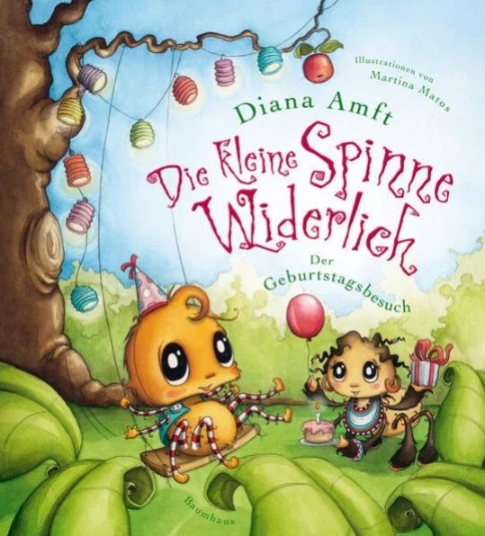 Foto: Buchcover Geschichte „Die kleine Spinne Widerlich – Der Geburtstagsbesuch“