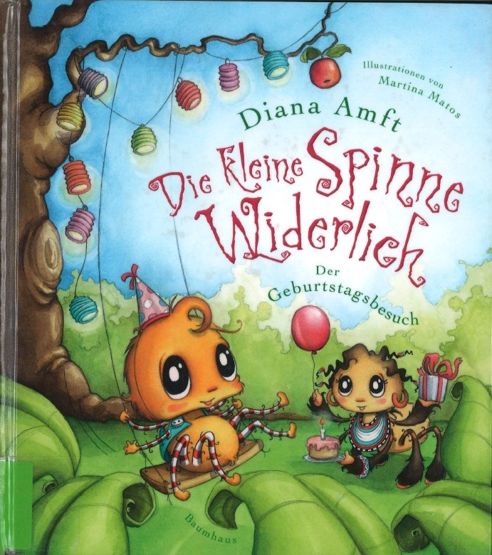 Foto: Buchcover "Die kleine Spinne Widerlich - Geburtstagsbesuch"