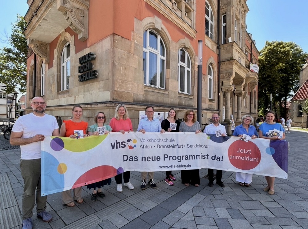 Die VHS hat das neue Programm für Ahlen, Drensteinfurt und Sendenhorst vorgestellt.