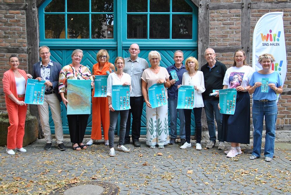 Zahlreiche Künstlerinnen und Künstler aus Ahlen laden zum Tag der Offenen Ateliers ein.