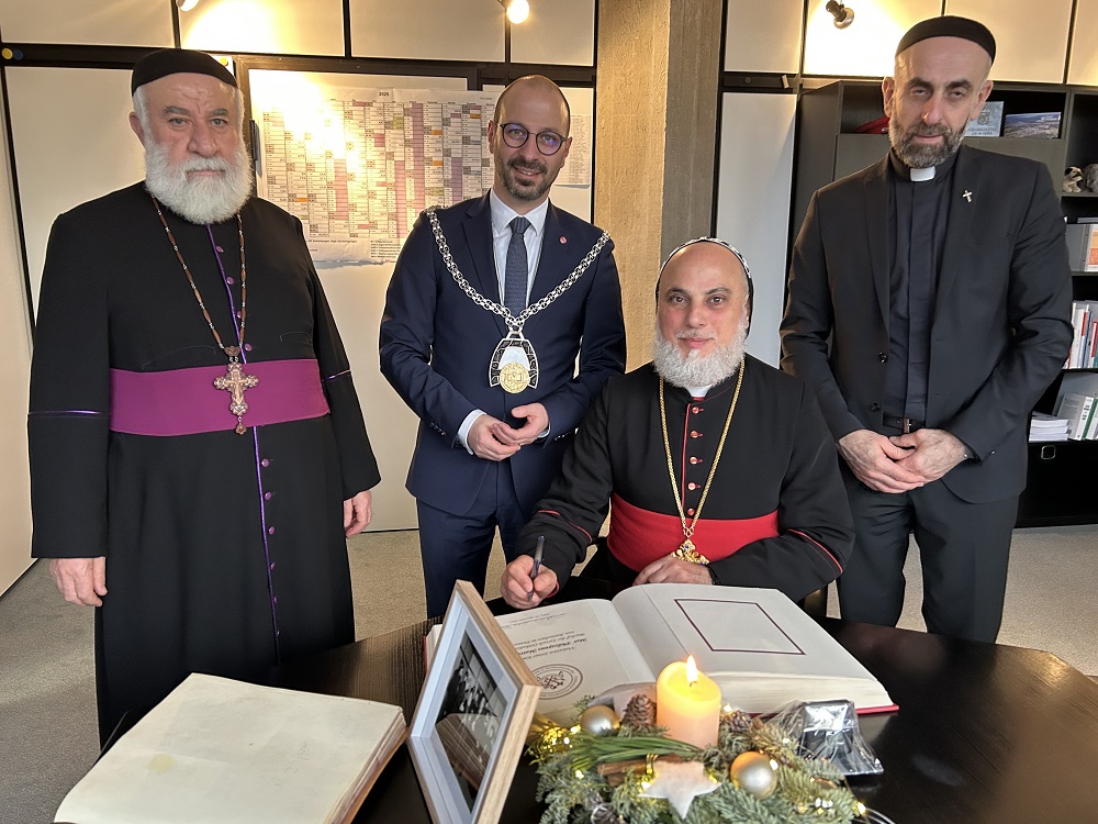 Eintrag in das Gästebuch der Stadt Ahlen