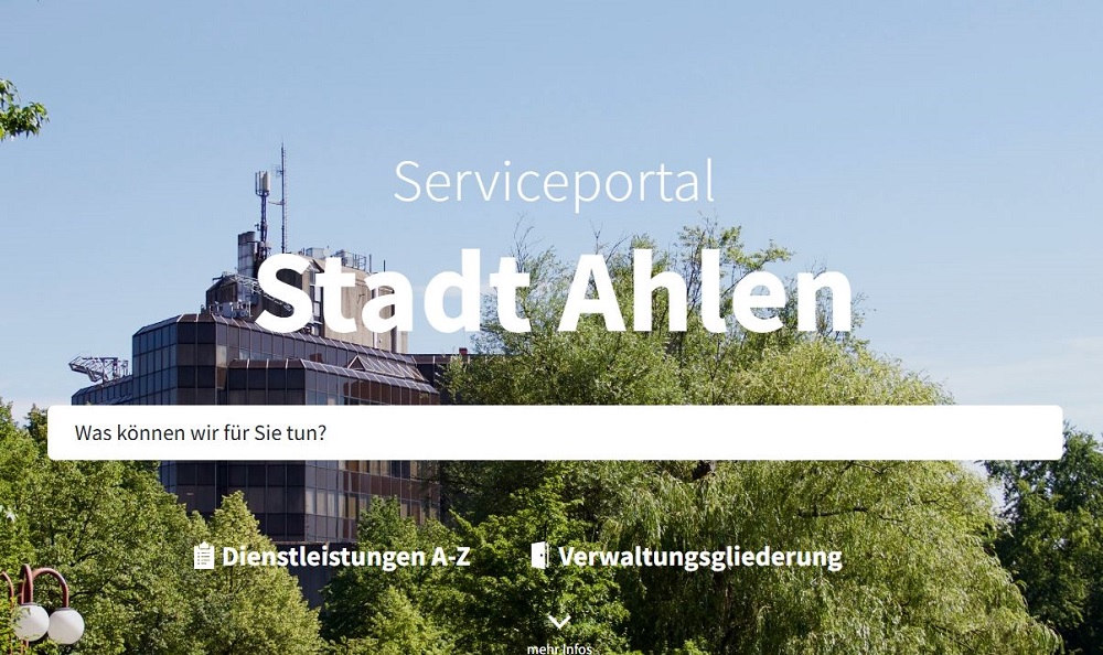 Serviceportal der Stadt Ahlen