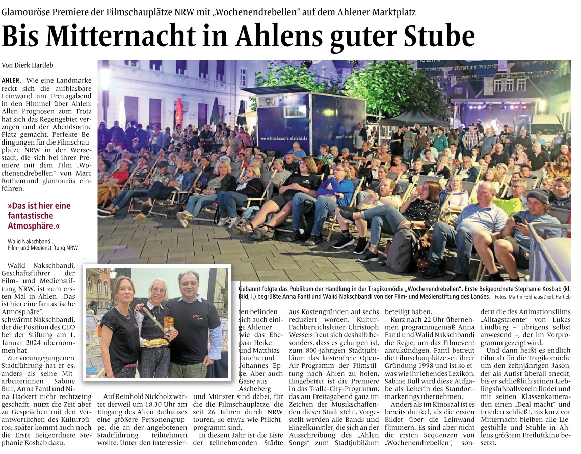 Foto: Bericht der Ahlener Zeitung
