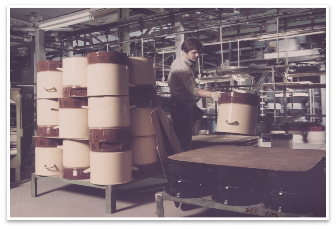 Foto: Arbeiter im Nahrath-Werk