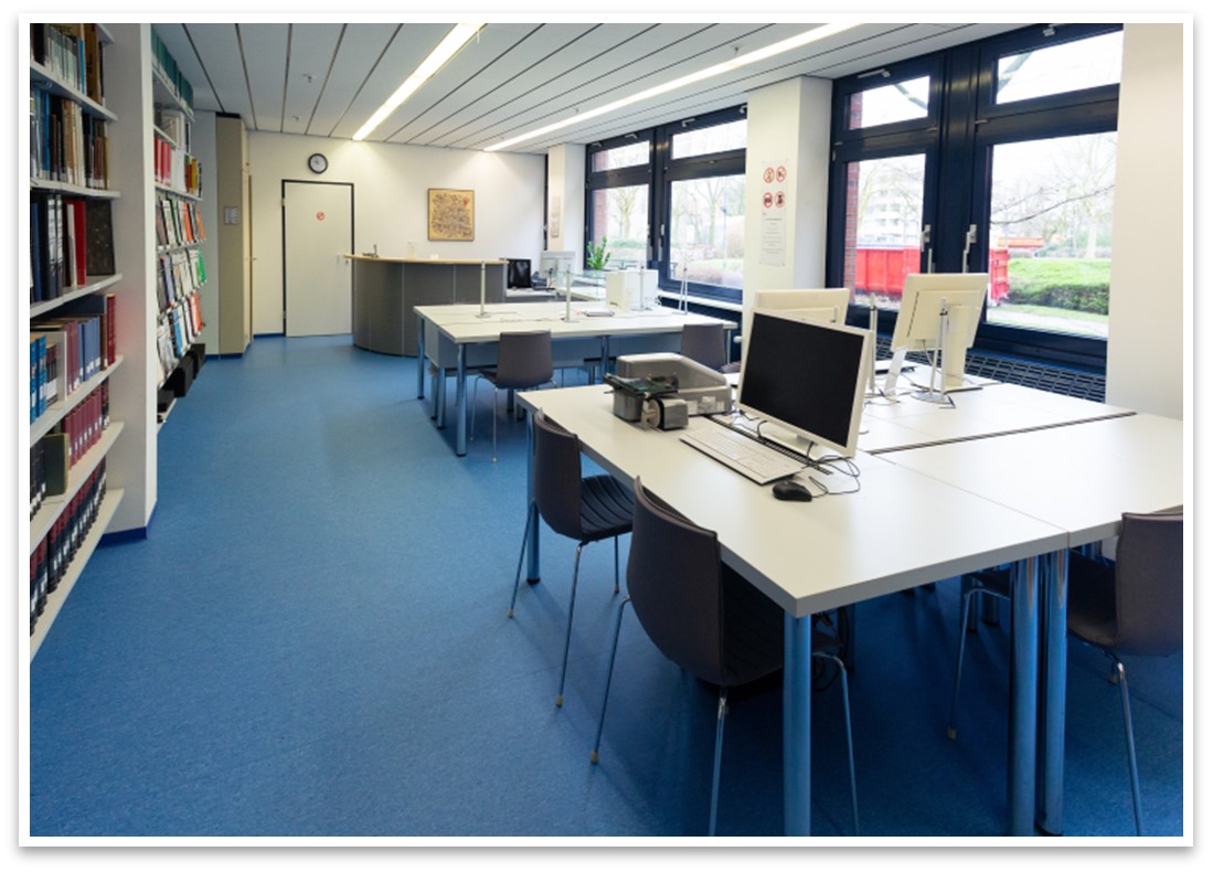 Foto: Der Lesesaal des Kreisarchivs