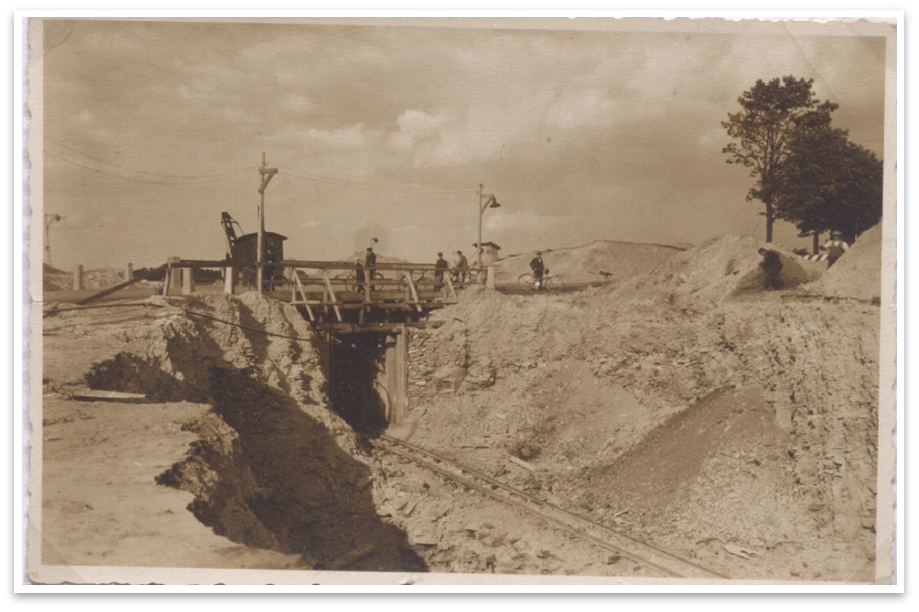 Foto: Ausbau der Bahnstrecke zum Güterbahnhof (KAW,  S 5 Ahlen, 69)