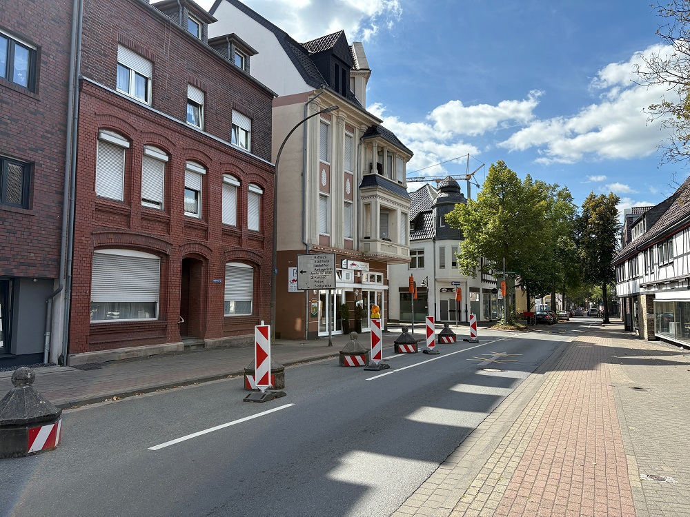 Die aktuelle Verkehrsführung an der Nordstraße.
