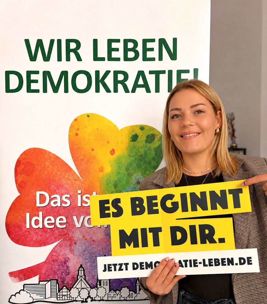 Lara Holz freut sich über Ideen für ein demokratisches und vielfältiges Ahlen.