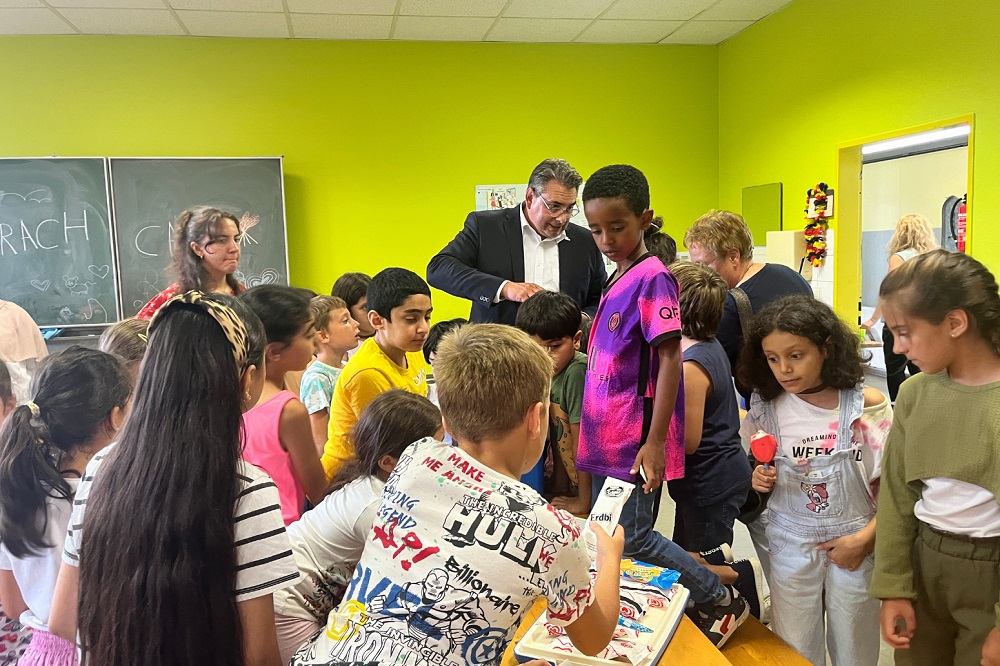 Foto: BM in der Kindergruppe
