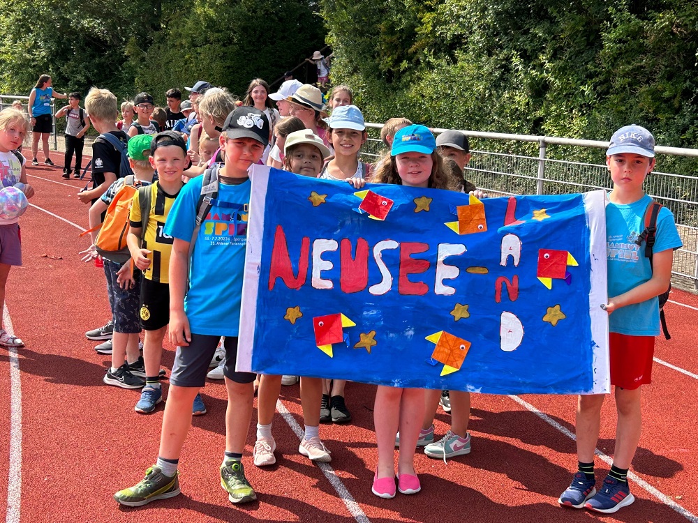 Auf sechs Kontinenten finden die Mammutspiele für 600 Ahlener Kinder statt.