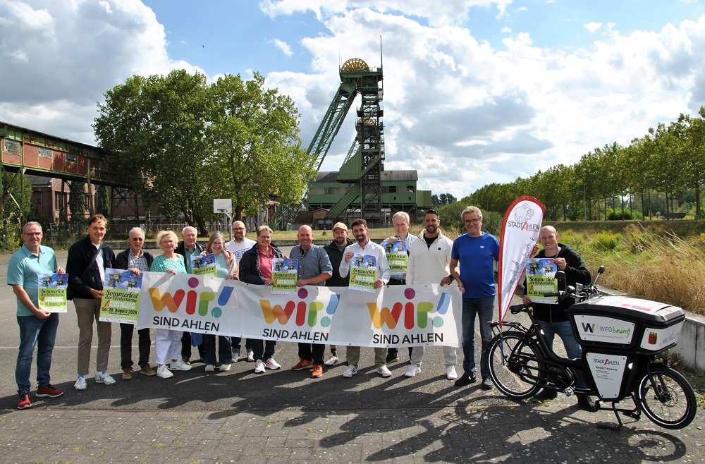 Ein großes Team lädt für den 30. August auf das ehemalige Zechengelände.