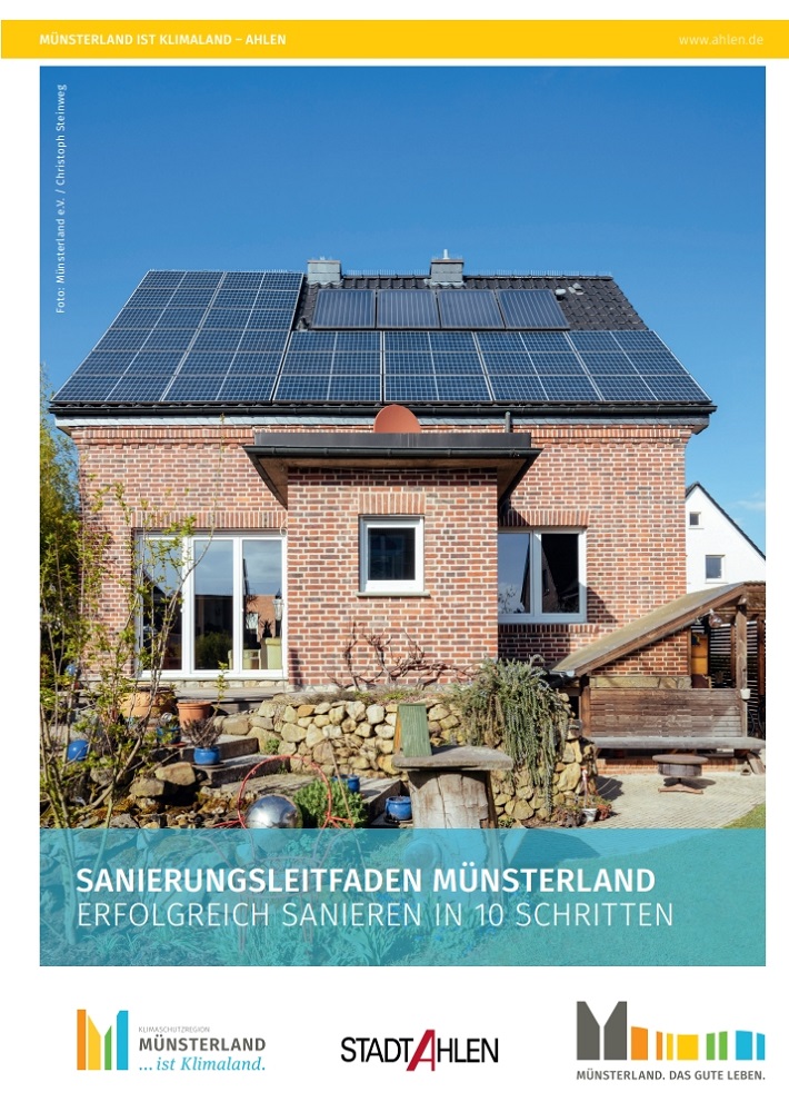 Foto: Deckblatt er Broschüre "Sanierungsfaden Münsterland"