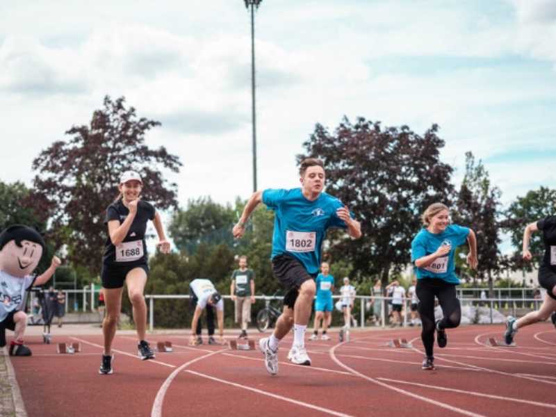 Sportpark, Läufer starten