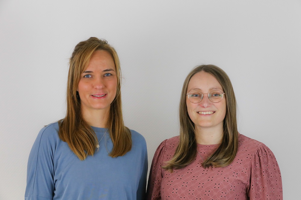 Foto: Porträt von Anna Blume und Lina Knobel