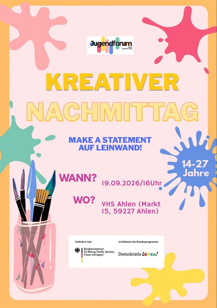 Plakat der Veranstaltung
