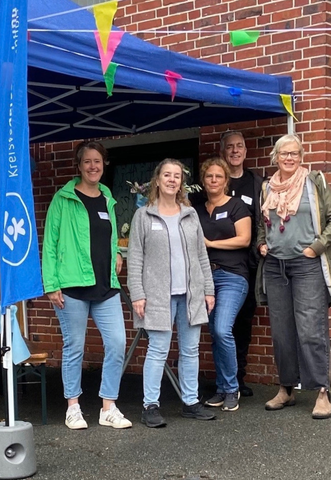 Das Team „Pflegekinderhilfe“ (v.l.): Sandra Schütte, Felizitas Peipe, Eva Taubert, Volker Bünis und Heike Dehler
