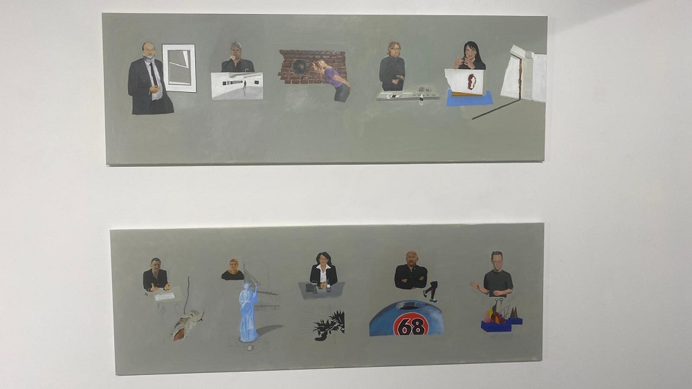 Klaus Eckhoff "Zyklus I Künstlerische Leiter des Kunstverein 4 Zyklus 2 Künstlerische Leiter des Kunstvereins"