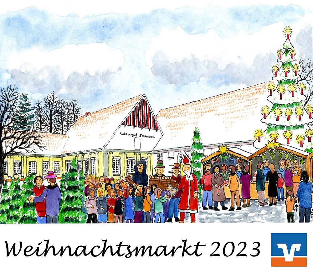 Foto: Weihnachtsmarkt Kulturgut Samson 2023