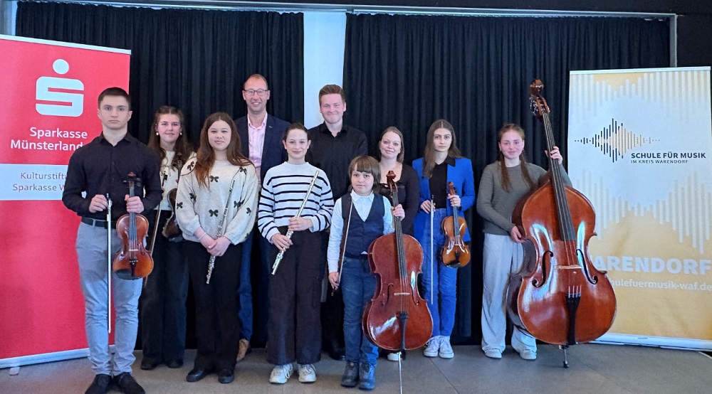 Talentierte Stipendiaten der Schule für Musik bringen ihr Talent zu Gehör.