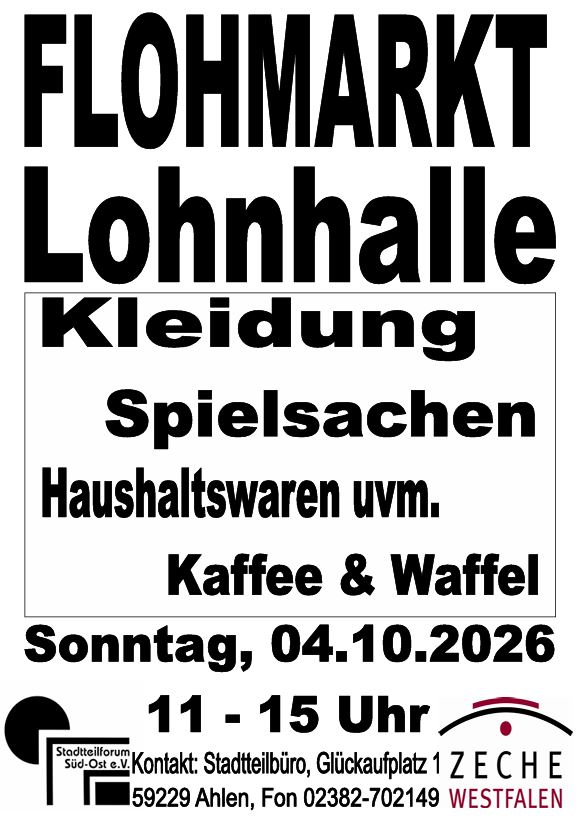 Nächster Termin ist der 4. Oktober Foto: Veranstaltungsplakat