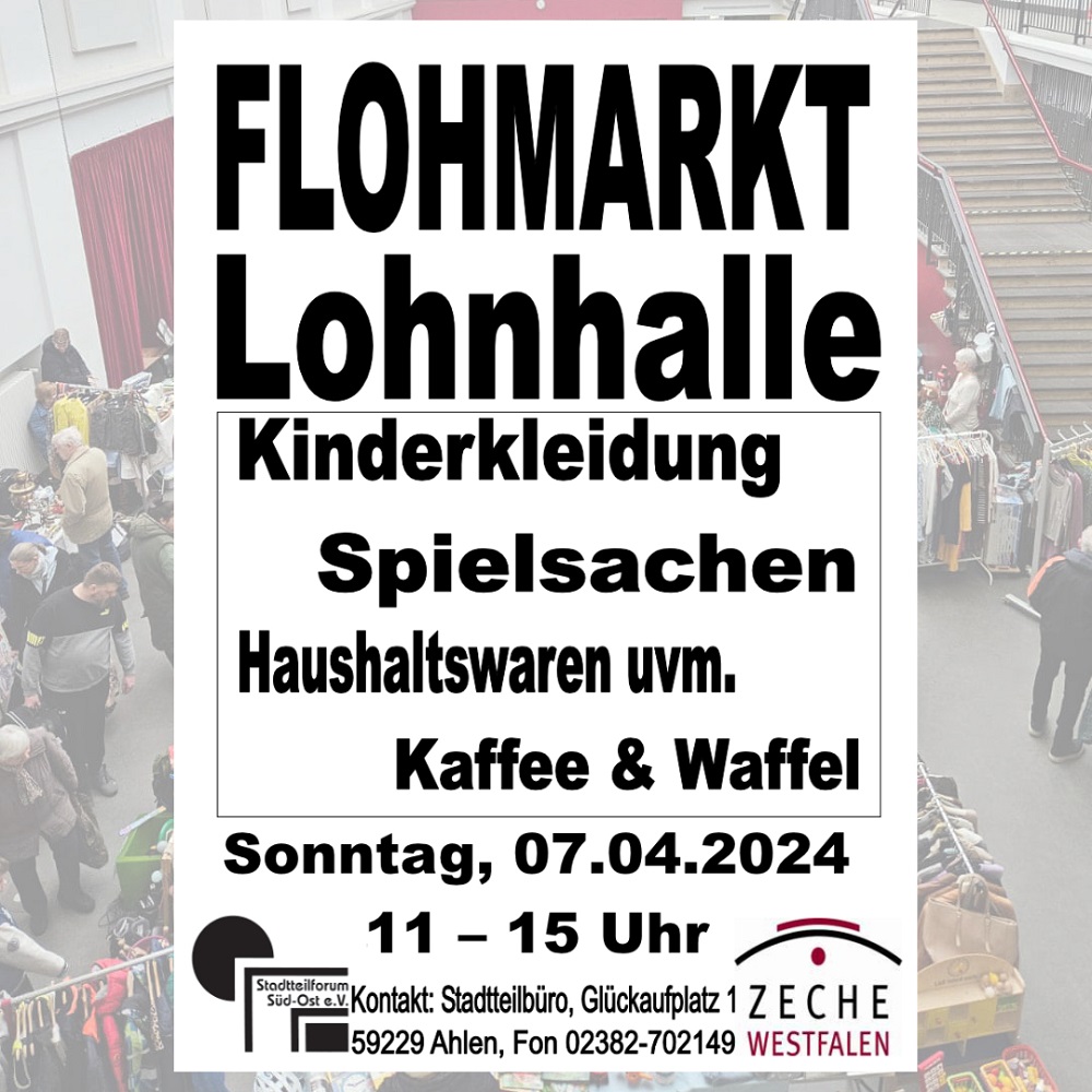 Foto: Plakat Flohmarkt