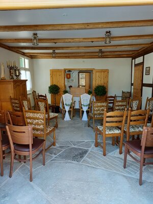Foto: Trauzimmer im Heimathaus Dolberg