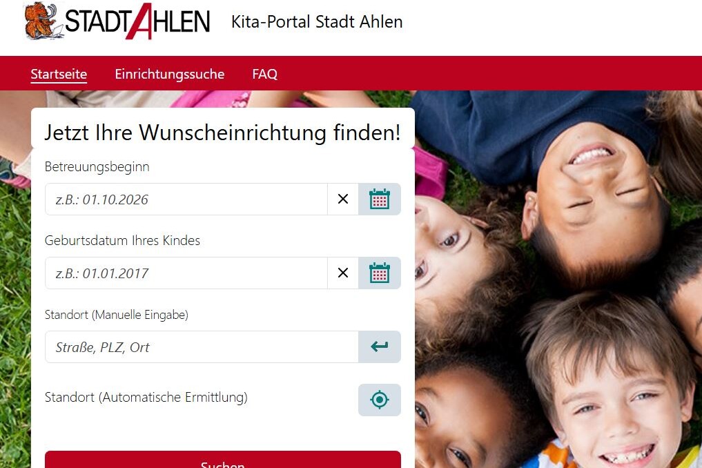 Anmeldungen für das Kindergartenjahr 2027 / 2028