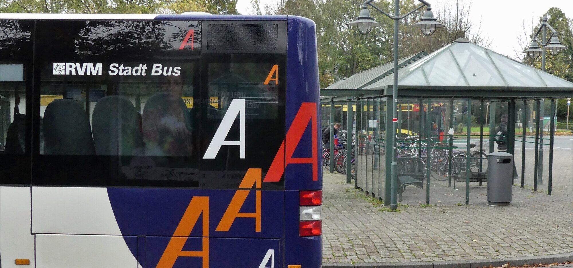 Foto: Bus am Ahlener Bahnhof