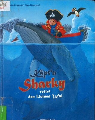 Foto: Buchcover "Käptn Sharky rettet den kleinen Wal"