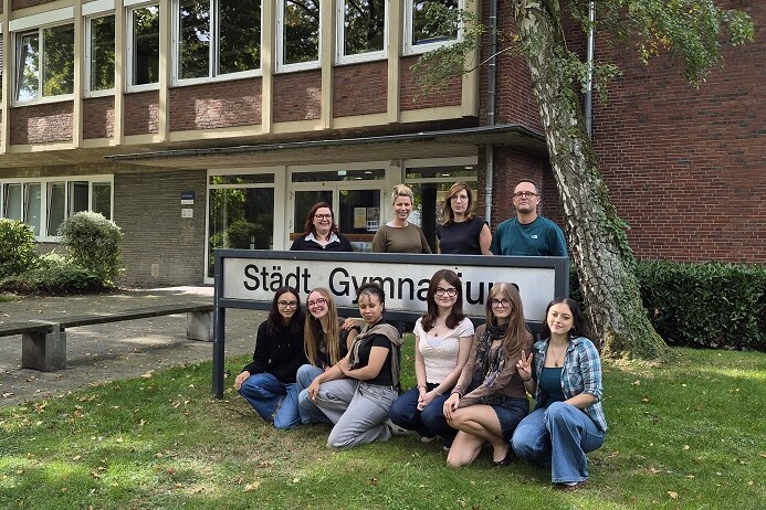Europa im Schulalltag erleben: Französische Gastschülerinnen am Städt. Gymnasium Ahlen