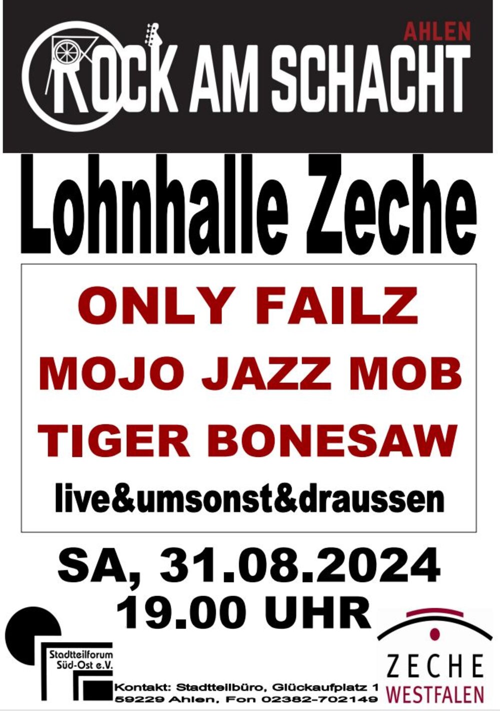 Foto: Plakat Rock am Schacht - Open Air 2024