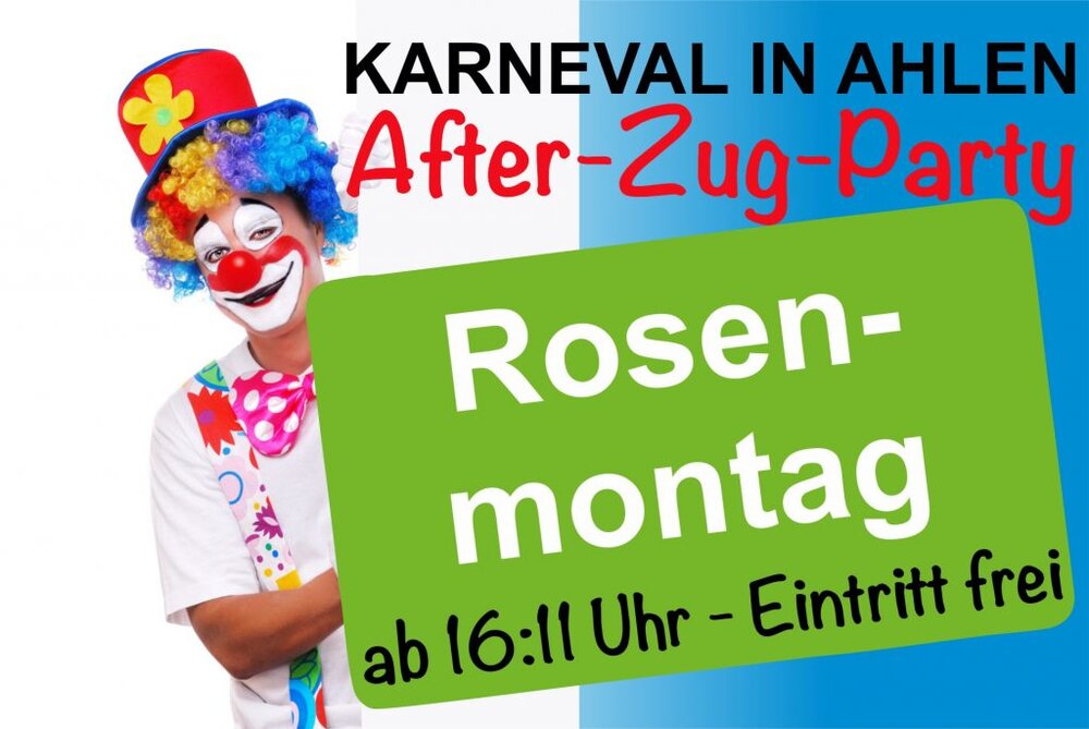 Foto: Plakat Stadthalle Rosenmontag