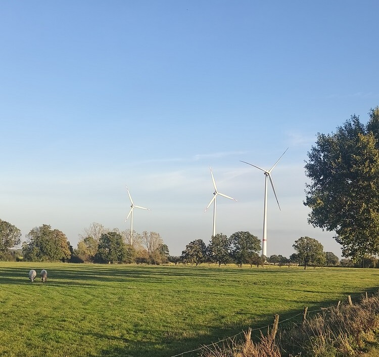 Foto: Windkraftanlagen in Ahlen