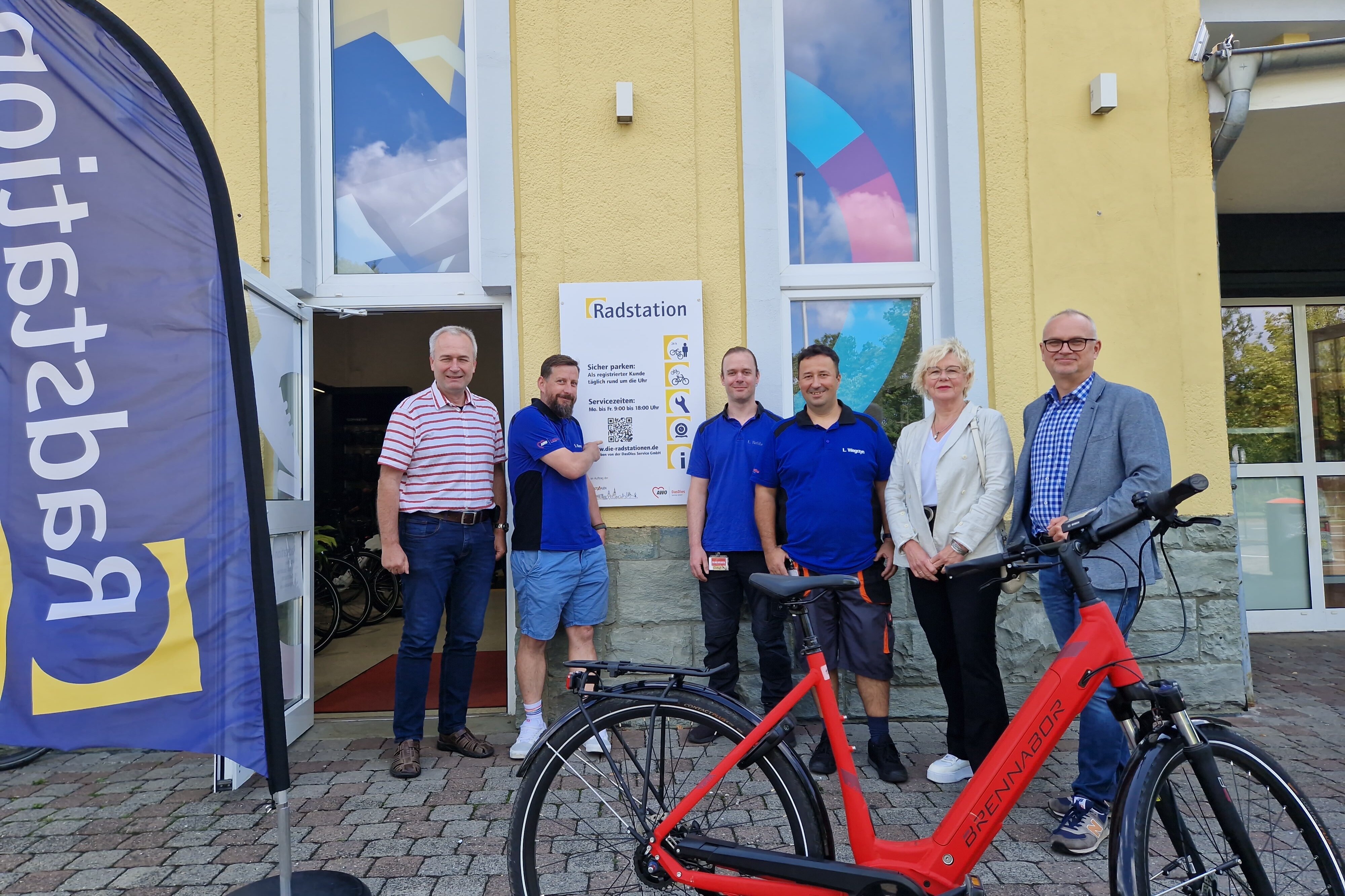Fahrradwaschanlage kommt zum Saisonauftakt in die Radstation