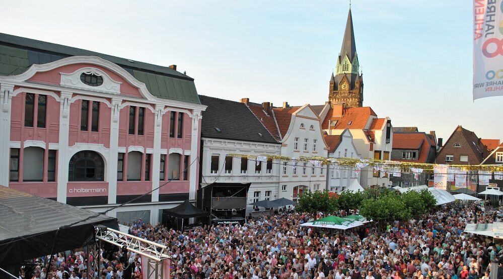 Foto: Marktplatz Ahlen Goes ABBA