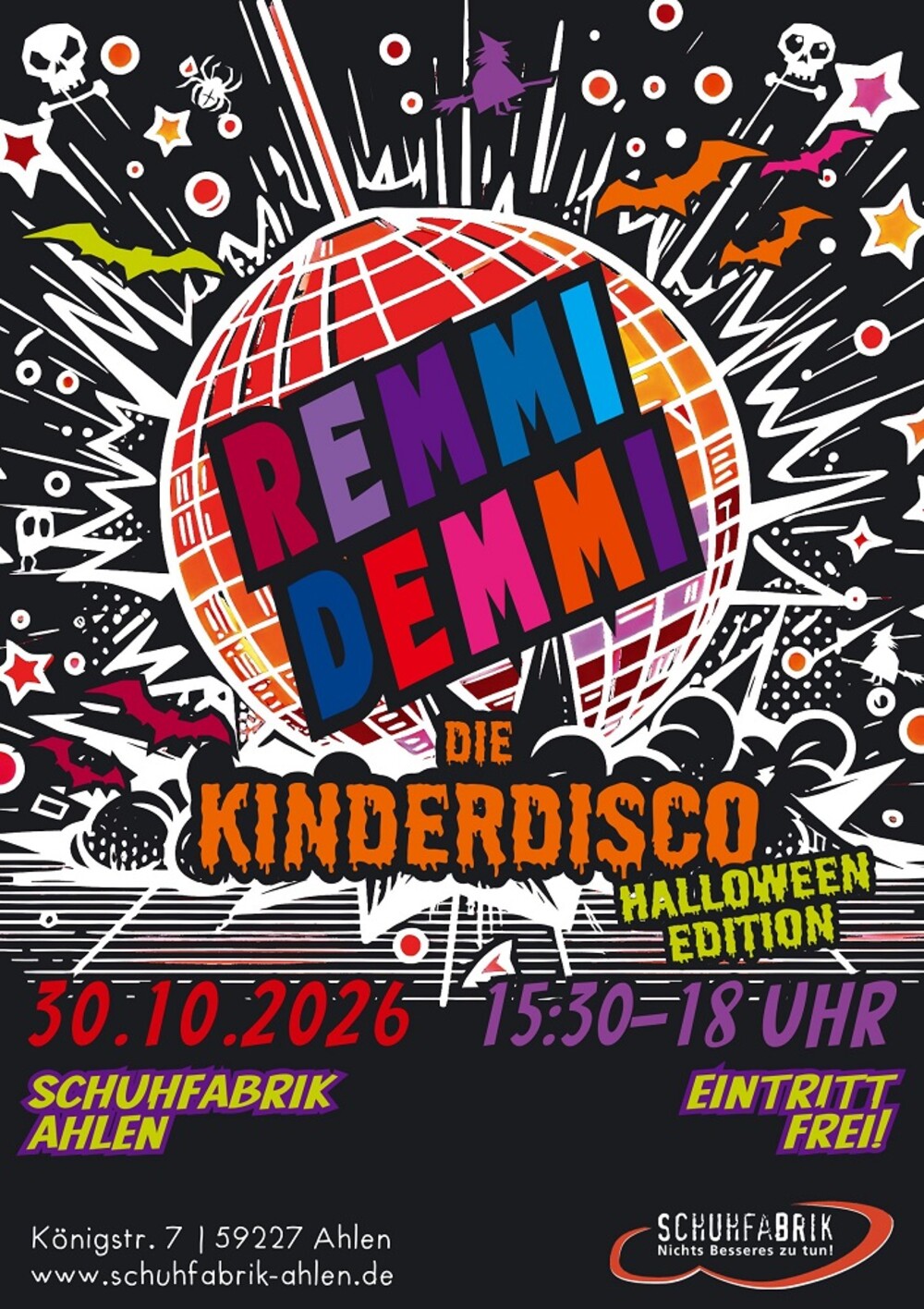 Foto: Plakat Halloween-Kinder-Party