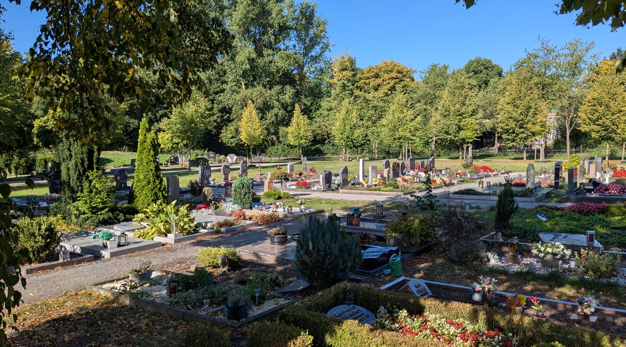 Foto: Grablandschaft Südfriedhof