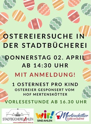 Foto: Plakat Ostereiersuche