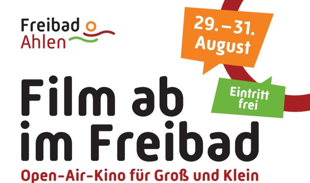 Foto: Plakat Open-Air-Kino im Freibad 2025