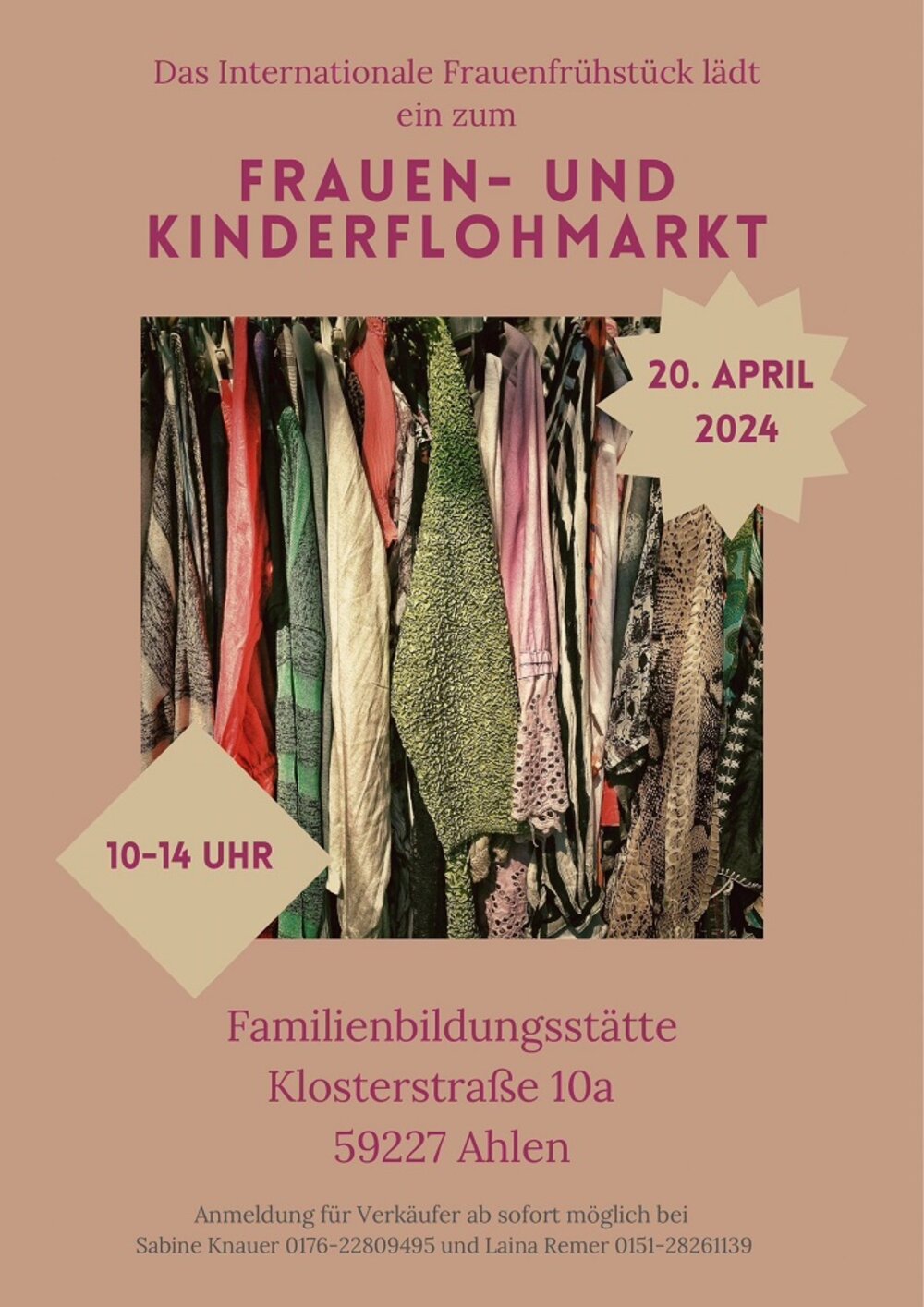Foto: Plakat Flohmarkt