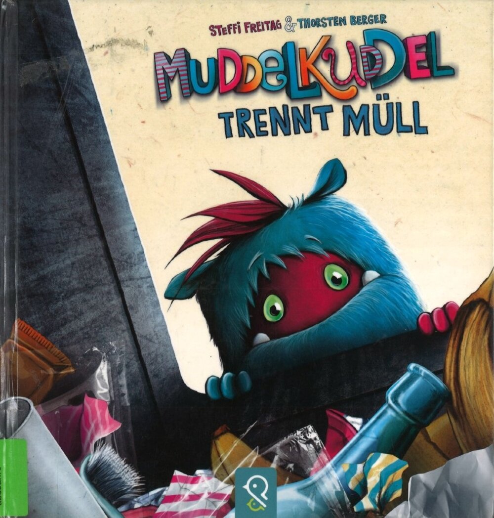 Foto: Buchcover "Muddelkuddel trennt Müll"