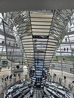 Foto: Innenansicht Kuppel des Reichstags