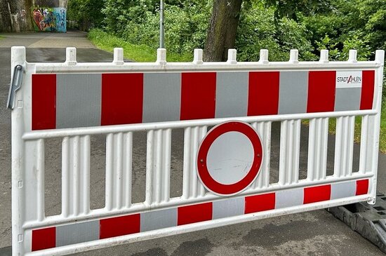 Foto: Sperrung Werseradweg