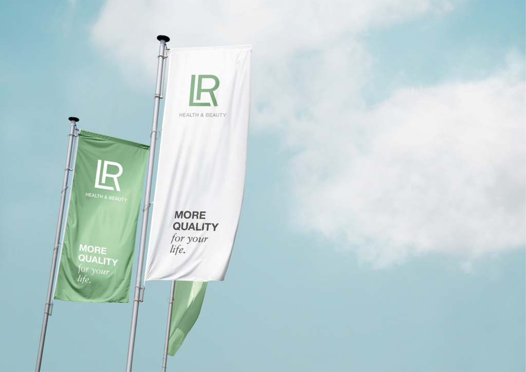 Leitmotiv der LR Gruppe"More quality for your life".
