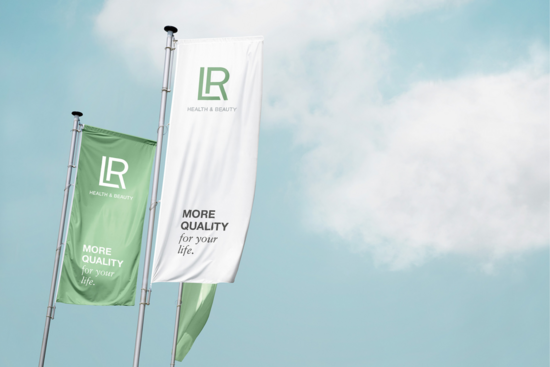 Leitmotiv der LR Gruppe"More quality for your life".