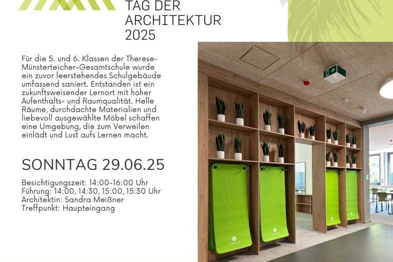 „TMG Junior“: Geführte Rundgänge am Tag der Architektur