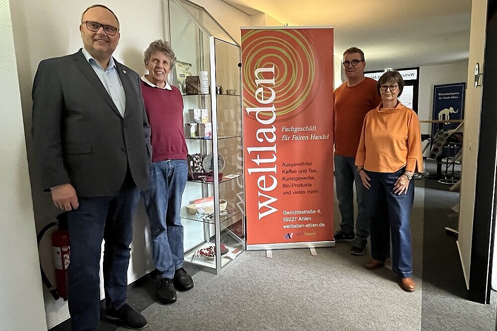 WFG Ahlen und Weltladen gemeinsam für eine nachhaltige Zukunft