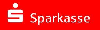Logo: Sparkasse auf rotem Untergrund