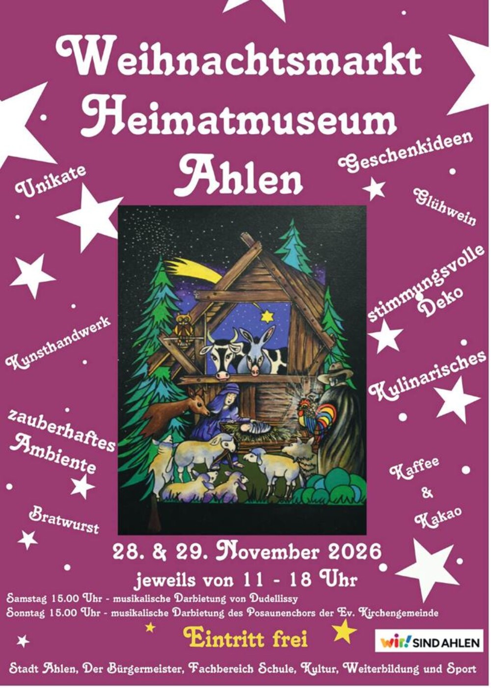 Foto: Weihnachtsmarkt im Heimatmuseum